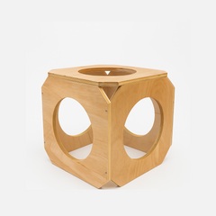 Wooden square pet house