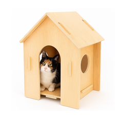 Plywood traditional style hom for pets
